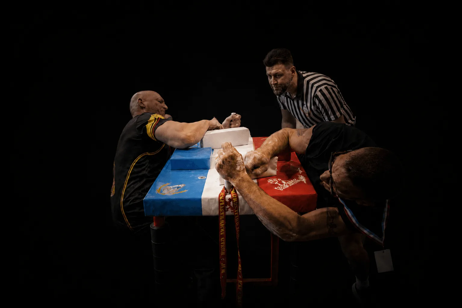 Entraînement de bras de fer au Luxembourg