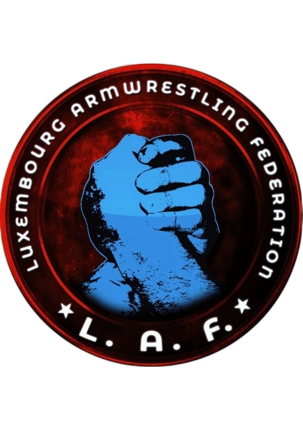 Logo officiel de la Luxembourg Armwrestling Federation (LAF)