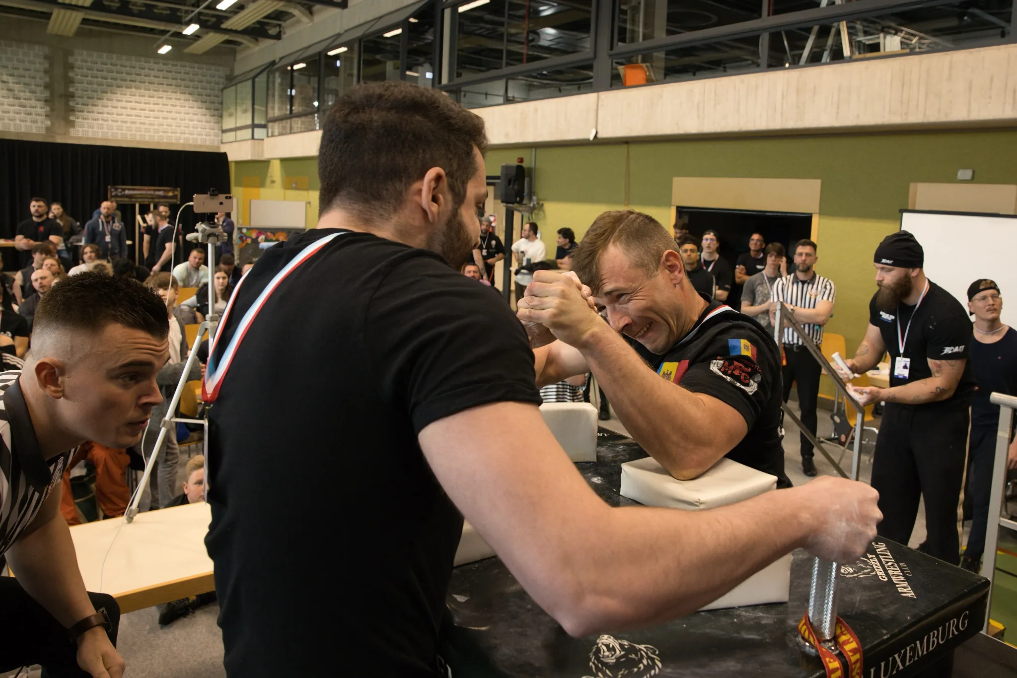 Match de bras de fer en compétition internationale — ACS Luxembourg