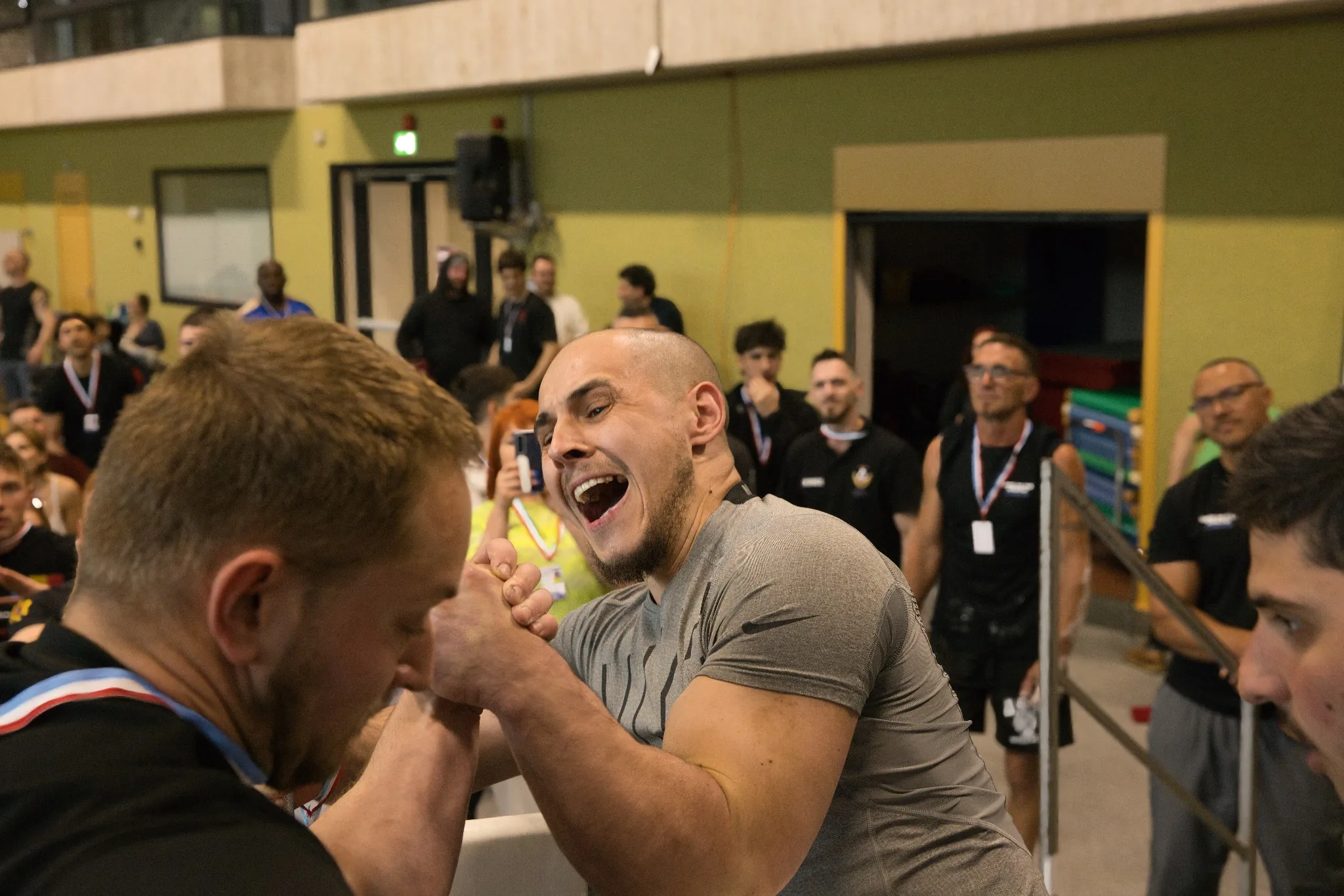 Victoire en compétition de bras de fer au Luxembourg — Armwrestling Club Strassen
